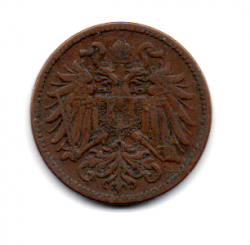 Monarquia Austro-Húngara - 1910 - 2 Heller