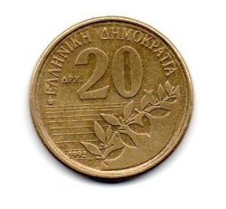 Grécia - 1992 - 20 Drachmai