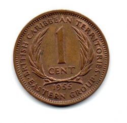 Estados do Caribe Oriental - 1955 - 1 Cent