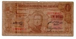Uruguai - 1 Peso - Cédula Estrangeira