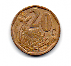 África do Sul - 1997 - 20 Cents