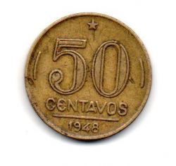 1948 - 50 Centavos - Moeda Brasil - Estado de Conservação: Muito Bem Conservada (MBC)