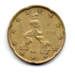 Italia - 2002 - 20 Euro Cent