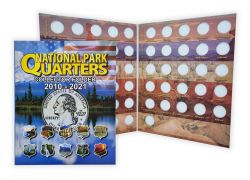 Álbum p/ Moedas - National Park Quarters (0,25 / Quarter Dollar) - 2010 a 2021 - Estados Unidos - Vazio