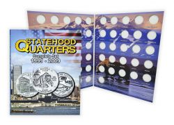 Álbum p/ Moedas -  Statehood Quarters (0,25 / Quarter Dollar) - 1999 a 2009 - Estados Unidos - Vazio