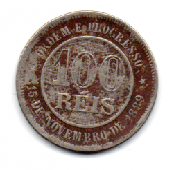 1899 - 100 Réis - Moeda Brasil