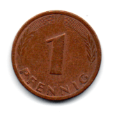 Alemanha - 1981F - 1 Pfennig