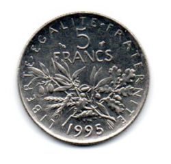 França - 1995 - 5 Francs