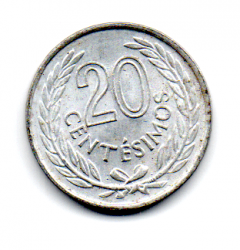 Uruguai - 1965  - 20 Centésimos