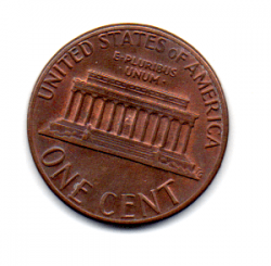 Estados Unidos - 1985D - 1 Cent (Memorial do Lincoln)