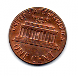 Estados Unidos - 1985 - 1 Cent (Memorial do Lincoln)