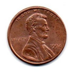 Estados Unidos - 1994 - 1 Cent (Memorial do Lincoln)