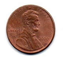 Estados Unidos - 2000D - 1 Cent (Memorial do Lincoln)
