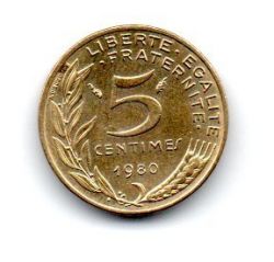 França - 1980 - 5 Centimes