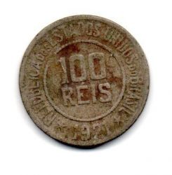 1921 - 100 Réis - Moeda Brasil