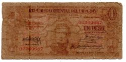 Uruguai - 1 Peso - Cédula Estrangeira 