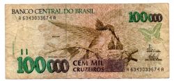 C230 - 100000 Cruzeiros - Data: 1993 - Estado de Conservação: Muito Bem Conservada (MBC)