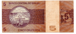 C136 - 5 Cruzeiros - Dom Pedro I - Data: 1979 - Estado de Conservação: Muito Bem Conservada (MBC)