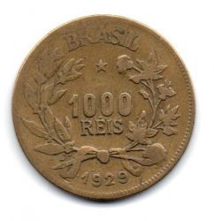 1929 - 1000 Réis - Moeda Brasil