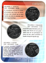 Holanda - 3 Medalhas Futebol 2022 - Grupo A - Card 04/32