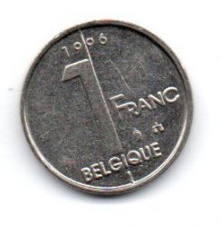 Bélgica - 1996 - 1 Franc - Legenda em Francês