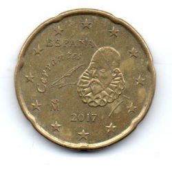 Espanha - 2017 - 20 Euro Cent