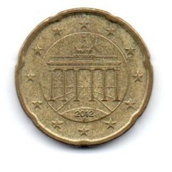 Alemanha - 2012F - 20 Euro Cent