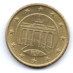 Alemanha - 2002D - 50 Euro Cent