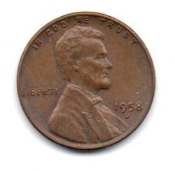 Estados Unidos - 1958D - 1 Cent