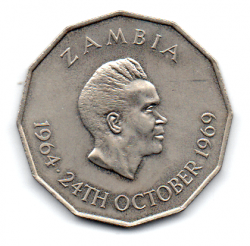 Zâmbia - 1969 - 50 Ngwee Comemorativa (F.A.O)