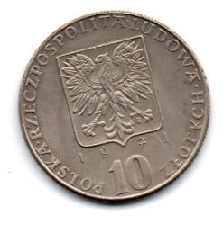Polônia - 1971 - 10 Zlotych Comemorativa (F.A.O)