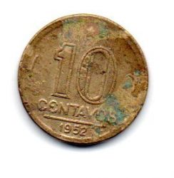 1952 - 10 Centavos - Moeda Brasil