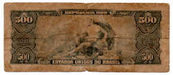 C047 - 500 Cruzeiros - 1° Estampa - Série 994 - Dom João VI - Data: 1962 - UTG