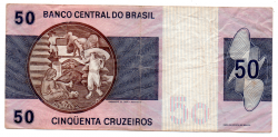 C142 - 50 Cruzeiros - Deodoro da Fonseca - Data: 1970 - MBC